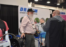 Very busy at the booth of Dramm