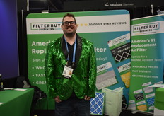 David Kosak with his very cool suit from Filterbuy Business