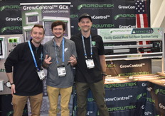 Jeremy McDaniel, Gabriel Swisher from Agrowtek and Thomas Bartram from ScynceLed