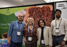 Chris Vaos, Carrie Kirk, Abha Malviya and James Susaimathu from HortGrow Solutions