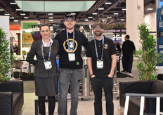 Renata Varga, Clay Harrington and Stephen Kasas from Nanulux Technologies