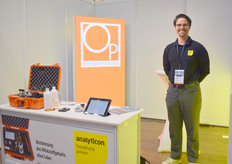 Lion Buselti from Orange Photonics, they build machines that analyze cannabis.