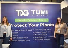 Melanie Nash and Rachel Porter from Tumi Genomics, they analyze the DNA of cannabis plants to understand and improve them.