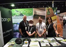 From the left: Stan Wagner, Todd Statzer, Stephen Stow, and Barbara Jacobs with Urban-Gro