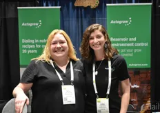From the left: Kelley Nicholson and Lindsay Harris with Autogrow America