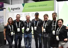 The team with Agnetix, brightening up the showroom with their smiles. From the left: Cristina Rodriguez, Jordan Miles, Troy Robson, Felipe Recalde, Eric Battuello, Justin Jennet, and Andrea Ebbing
