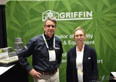 Gregg Urban and Jessica Robinson with Griffin Greenhouse Supplies