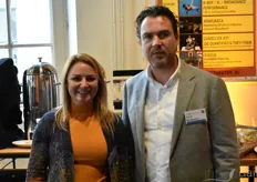 From the left: Laura Rastovac and Frank Bastiaansen, Meteor System CEO