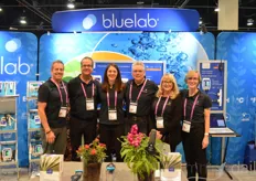 From the left: Jon Greene, Larry Bourland, Jules Simpson straight from New Zealand, Darren Gilbert, Cindy Farnsworth, and Caroline Wells with Bluelab