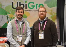 Matt Bergren and Damon Hebert with UbiGro