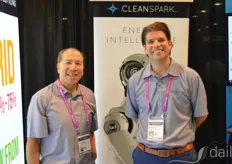 Brian Quock and Bryan Huber with CleanSpark