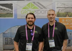 Austin Juma and Robert Steere with GrowSpan