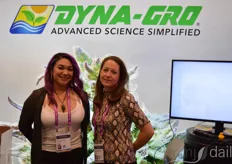 Griselda Reyes and Rachael Lansdown with Dyna-Gro