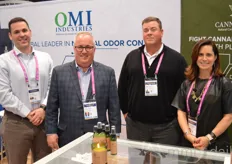 Tim Coffery, Bob Dunklau, Greg Gandy, and Melinda Adamec with OMI Industries