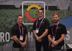 Ron Speights, Alex Pappas, and Andrew Engelbert with Grow-Tech Systems