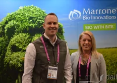 Dr. Matt Brecht and Lisa Boneyre with Marrone Bio Innovations
