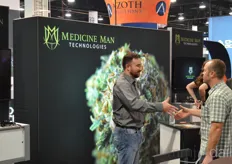 Medicine Man Technologies had a massive booth, surely accommodating the huge crowd stopping by them