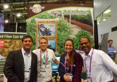 Amit Agarwal, Andrew Pidgeon & Sam Ahilan with FibreDust visited by Arlette with HortiDaily