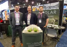 Brian Billett, Tony Kiefer & James Arn with ArchSolar 