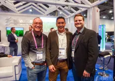 Michael Lee with Planti, Nico Niepce with Alweco & Craig Riesebosch with Westland Greenhouse Supplies