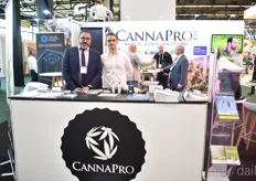 Pablo Diez Birolini and Guillermo García Otín representing CannaPro. Their booth was a busy one at the show.