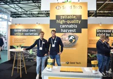 Diederik van den Broek and Maikel de Bresser of F1 SeedTech, breeders of F1 hybrid cannabis varieties. “The F1 hybrid seeds result in a reliable production, while also making the crop more efficient because of the higher yield and lower cost of agronomic management.”