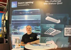 De Ville Maritz of The A Group, representing Dutch Lighting Innovations. “Because of changing regulations, it will become more and more difficult to continue growing with HPS lights. That’s where our LED lights come in. Especially in combination with our UV light, it results in increased yields and cannabinoid contents.”