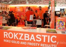 The Rokzbastic products were a popular part of the show, as seen by the many meetings taking place at the booth.
