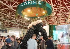 The Canna booth had a big balloon display to catch the eye of visitors.