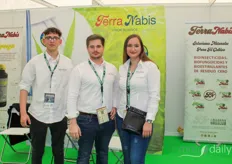 Carles Ventura, Joan Villanova Calatayud and Anastasia Parkete of TerraNabis, a research-based company that studies cannabis cultivation, processing, and its properties, with the goal of better understanding how all the properties of the plant work.