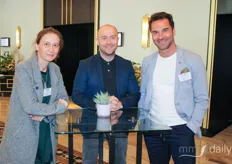 Lisa Katharina Haag of MJ Universe, and Richard Balla and Francesco Bisceglia of IM Cannabis