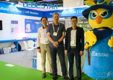 Zeng Wang, Jussi Teravainen and Tony Chen from LEDEStar.