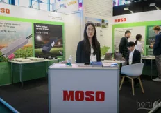 Marisa Song from Moso. The company makes LED Drivers.
