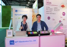 Winna Chen and Winner Au of APT Electronics.