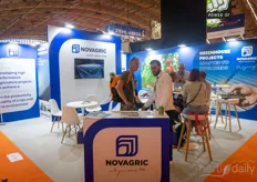 Crowds at the booth at Novagric