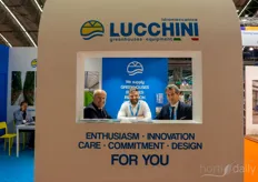 The Lucchini Idromeccanica team: Vittorio Genuardi, Massimo Lucchini and Mateo Lucchini.