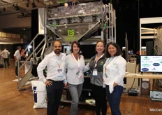 Cesar Lopez, Lise Bernard, Ivy Olgeirsson and Siana Zhelyazkova of Green Vault Systems. Their Precision Batcher is an automated solution to batch and package cannabis. According to the team, there has been lots of interest from growers in the system's ability to reduce overpack.