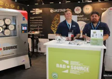 Nathan Kroeger and Erik Urycki of Rad Source Technologies, offering a patented photonic decontamination technology that penetrates the entire cannabis flower.