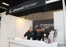 Rory Isaaks, Jose Manuel Lopez and Sebastian Schmeck of Advanced Nutrients