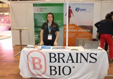 Ana Claudia Bonini of Brains Bio, a manufacturer of APIs with a lab in the UK