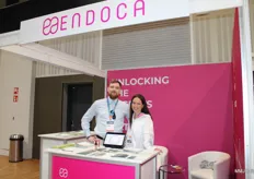 Gedas Serpetauskis and Kriste Pukelyte of Endoca, producers of CBD products