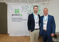Andrew Wilson and Giles Parker of GrowerIQ, a cannabis management software platform that helps growers stay compliant and lower operating costs.