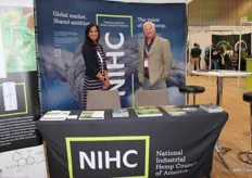 Lakshmy Mahon and Darryl Walter of NIHC: National Industrial Hemp Council of America
