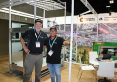 Craig Adams of California Lightworks and Daniel Morales of Virex, the European suppliers of California Lightworks