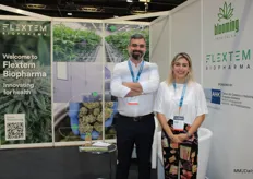 Martin Rodriguez and Maria Fernanda Villota of Flextem Biopharma, cannabis growers in Uruguay. As Uruguay was one of the first countries to legalize cannabis fully, the team says that new markets should not forget about Uruguay, as they can learn from their experience