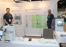 Bjorn Brodbeck and Martin Verstegen of Buchi, providing laboratory equipment for several steps: from checking cannabinoid and moisture levels during harvest to separating and concentrating cannabinoids