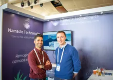 Also Namaste Technologies was there with Meni Morim (left) and Eamon O'Callaghan (right)