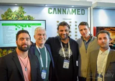 CannaMed's feminzed seeds by Hemp Africa. From the left: Nathan Laparl, Mark Plaestine, Eliyahu Kazom (grower), Avi Cohen and Tomer Harbon