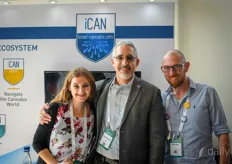 iCAN is an Israeli company that aims at bringing the industry together thus allowing patients easier access to medication. At its booth, there were Arielle Tandowski, Hayim Raclaw and Hilel Maor