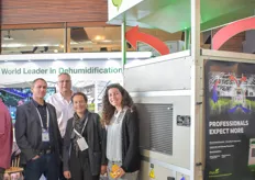 Being an Israeli company and being highly valued for its dehumidification solutions, it's no wonder DryGair is present at the show. In the photo Ziv Shaked, Rona Orlicky, Anir  & Hadar Fuchs.